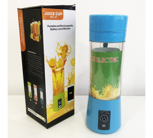 Блендер Smart Juice Cup Fruits USB. Колір синій CB-26 за 504 грн