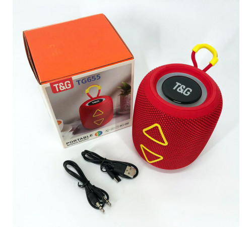 Bluetooth колонка с качественными басами TG655, Колонка акустическая для улицы, Блютуз аудио приемник LZ-25