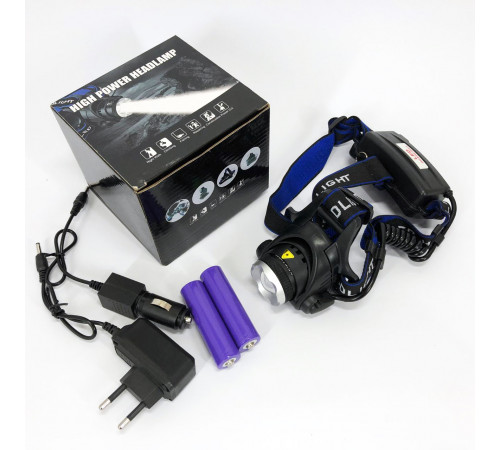 Налобный фонарик с usb зарядкой PLD-T115-PM30-TG, Мощный аккумуляторный фонарик на голову SM-61