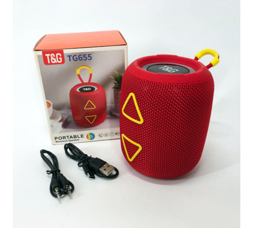 Bluetooth колонка с качественными басами TG655, Колонка акустическая для улицы, Блютуз аудио приемник LZ-25