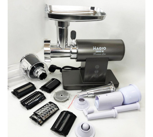 Мясорубка металлическая MAGIO MG-271, Мясорубка компактная для жилистого мяса KH-34