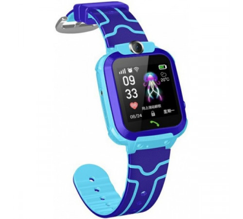 Детские Смарт Часы Smart Baby Watch Q12 SIM /Bluetooth /LBS/GPS. Цвет: голубой LO-52