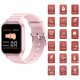Смарт часы Smart Watch T96 стильные с защитой от влаги и пыли с измерением температура тела. Цвет: розовый ZX-97