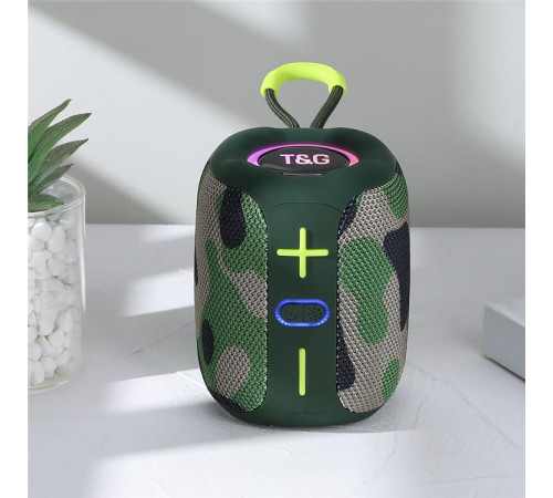 Блютуз колонка с динамичной подсветкой TG658, Bluetooth колонка с хорошей батареей OW-77