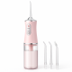 Ирригатор для чистки зубов и полости рта Oral Irrigator с аккумулятором и сменными насадками Pink IB-11