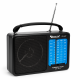Радіоприймач 220v, Радіоприймачі fm діапазону, Радіоприймачі фм, Радіоприймач фм ретро на батарейках MI-43