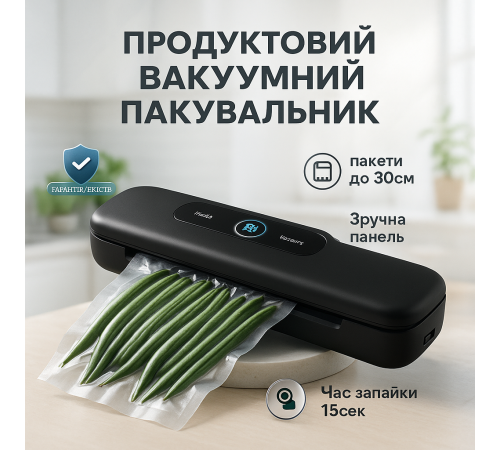 Вакуумний пакувальник для зберігання поживних речовин, Портативний вакуумний пакувальник OB-13
