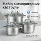 Хороший набір каструль, Набір каструль зі сталі якісних Хороші каструлі JK-76