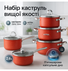 Набор кастрюль высшего качества 10, Набор кастрюль сталь больших Модные наборы посуды KY-22
