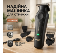 Классная машинка для стрижки волос VGR, Водонепроницаемый триммер для стрижки Триммер висков JW-71