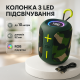 Блютуз колонка с динамичной подсветкой TG658, Bluetooth колонка с хорошей батареей OW-77
