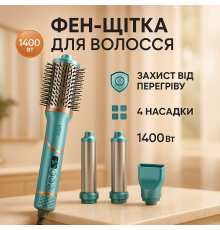 Многофункциональный стайлер для волос VGR, Фен для укладки средних волос Фен с режимом защиты BX-12