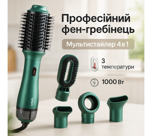 Сучасний фен для укладання, Класичний фен для волосся Фен-щітка щоденного використання OW-19