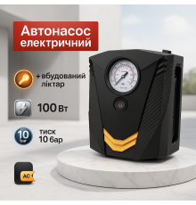 Повітряний насос з USB зарядкою, Зручний компресор для авто з автостопом, Компресор для шин і камер KP-88