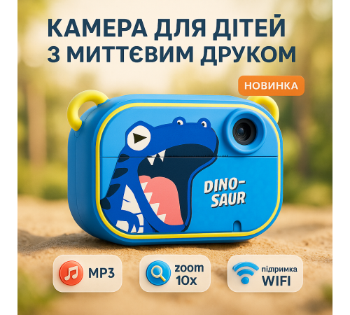 Компактний цифровий фотоапарат для дітей YT008, Фотопринтер для дитини, Дитячий фотоапарат з екраном XP-84