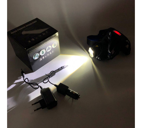 Налобный фонарик с usb зарядкой PLD-T115-PM30-TG, Мощный аккумуляторный фонарик на голову SM-61
