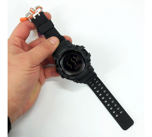 Водонепроницаемые наручные часы для мужчин SKMEI 1356BK BLACK, Часы спортивные многофункциональные OL-31