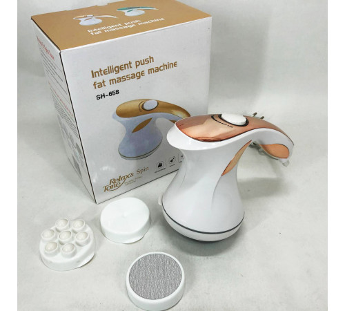 Електричний масаж для спини Relax and Spin Tone SH-658, Масажер для тіла перкусійний BM-91