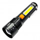 Фонарь для использования в темноте Police BL-C136-LM+COB, Армейские тактические фонари EG-19