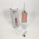 Ирригатор для чистки зубов и полости рта Oral Irrigator с аккумулятором и сменными насадками Pink IB-11