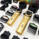 Машинка для стрижки волосся з акумулятором VGR 2 в 1 V-001 V-977 GOLD, Професійна машинка для волосся CA-80
