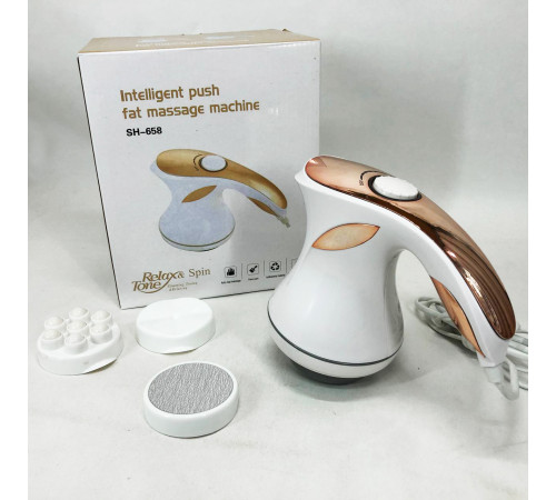 Електричний масаж для спини Relax and Spin Tone SH-658, Масажер для тіла перкусійний BM-91
