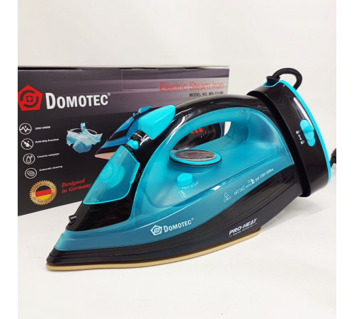 Праска домашня з керамічним покриттям Domotec, Якісна парова праска, Електричні праски з парою JI-68