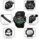 Наручний годинник для армії SKMEI 1586BK BLACK, Годинник на руку для військового Рибальський TV-47