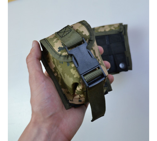 Качественный Подсумок под гранату из кордуры пиксель MOLLE для гранаты тактический YU-70