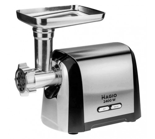 Мясорубка компактная Magio MG-269 2400Вт, Бытовая мясорубка с насадками, Мясорубки для колбасок MN-75