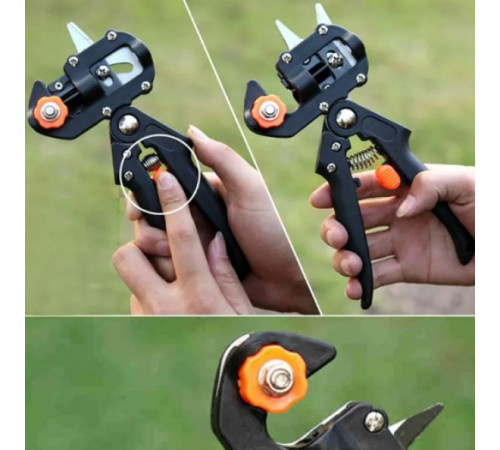 Професійний щеплювальний секатор Titan Professional Grafting Tool для обрізання та щеплення дерев ER-36 за 367 грн
