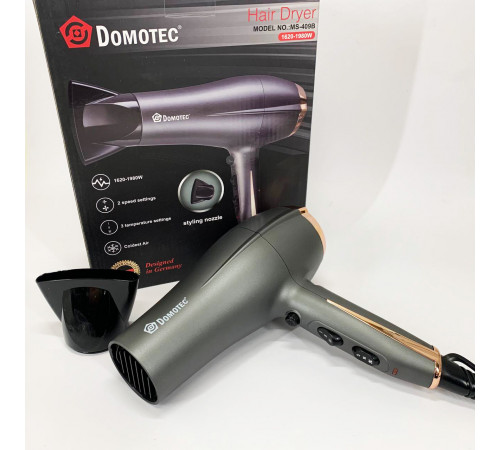 Электрический фен для профессионального использования Domotec, Портативный фен для укладки волос BV-88