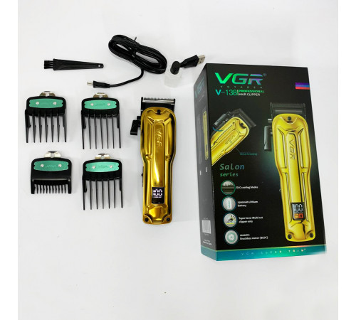 Машинка для стрижки короткой стрижки VGR, Электронная машинка для стрижки Моющаяся CD-58