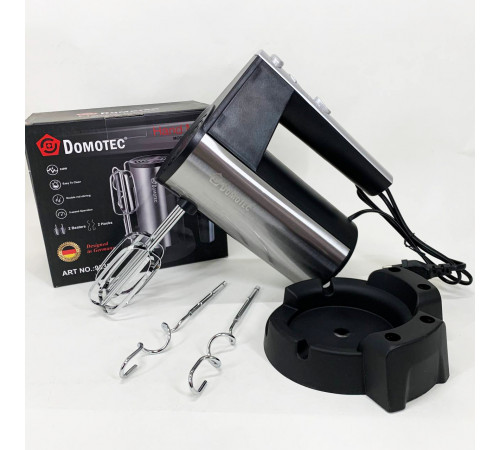 Бытовой миксер с насадками DOMOTEC R6629A 240Вт, Ручной миксер для приготовления пищи OD-42
