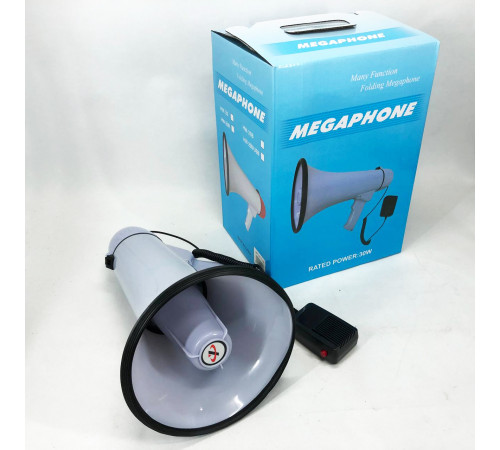 Громкоговоритель рупорный ручной MEGAPHONE, Хороший мегафон, Громкоговоритель для гида TU-73