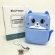 Портативный детский термопринтер с Bluetooth A8 Cat мини принтер для телефона Blue MD-95