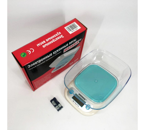Кухонные весы для кондитера MATARIX MX-403, Мерные весы для кухни Кухонные мини QI-23