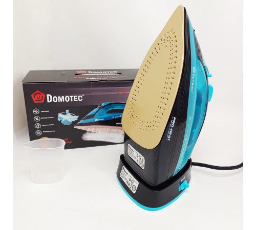 Праска домашня з керамічним покриттям Domotec, Якісна парова праска, Електричні праски з парою JI-68