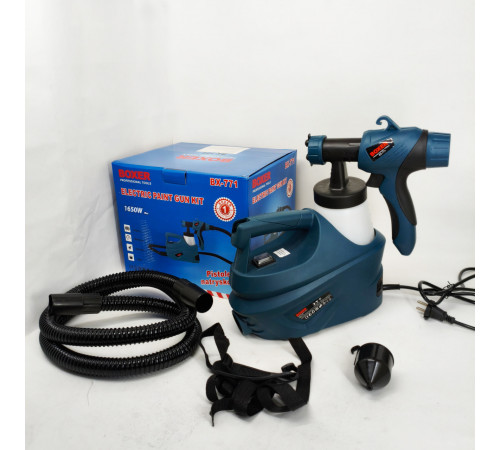 Краскопульт электрический для стен 1650 Вт Boxer BX-771 электрический краскораспылитель OD-71
