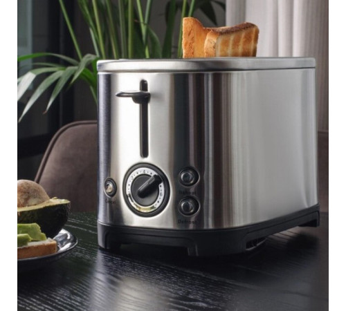 Кухонный тостер для тостов ViLgrand VT0928S 950 Вт, Электрический тостер для поджаривания хлеба NY-52