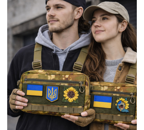 Мужская тактическая армейская нагрудная сумка, Тактическая сумка несессер на грудь RN-47