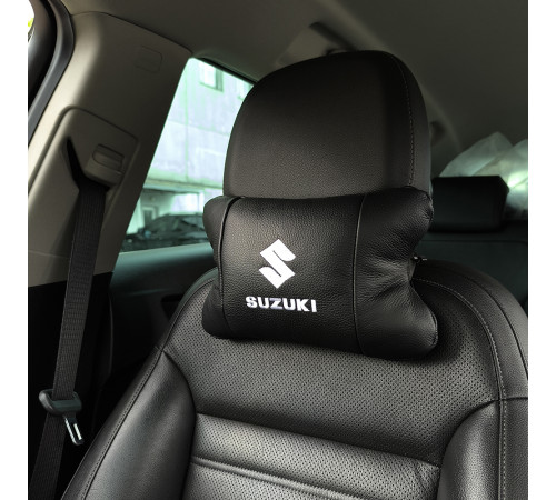 Подарунок в машину чоловікові Suzuki Сузукі, Подушка підголівник для подорожей, Автоподушка під голову ZP-91