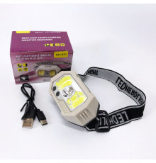 Налобний фонарь с аккумулятором SH-S31-XPE+COB(white+red), Фонарик на голову диодный ZB-30