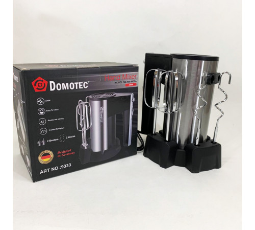 Бытовой миксер с насадками DOMOTEC R6629A 240Вт, Ручной миксер для приготовления пищи OD-42