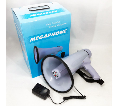 Громкоговоритель рупорный ручной MEGAPHONE, Хороший мегафон, Громкоговоритель для гида TU-73