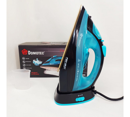Праска домашня з керамічним покриттям Domotec, Якісна парова праска, Електричні праски з парою JI-68