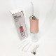 Ирригатор для чистки зубов и полости рта Oral Irrigator с аккумулятором и сменными насадками Pink IB-11