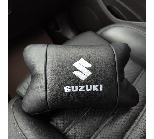 Подарунок в машину чоловікові Suzuki Сузукі, Подушка підголівник для подорожей, Автоподушка під голову ZP-91