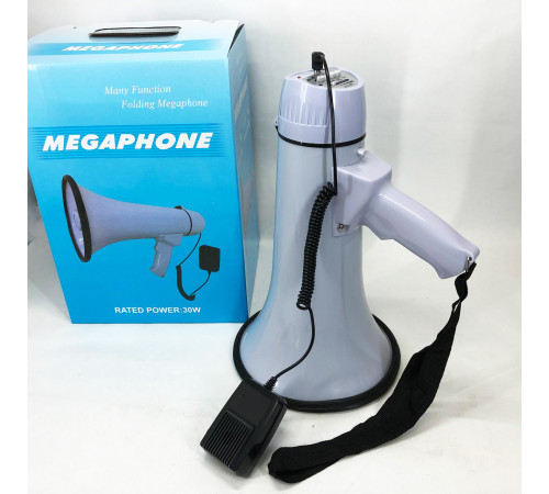 Громкоговоритель рупорный ручной MEGAPHONE, Хороший мегафон, Громкоговоритель для гида TU-73