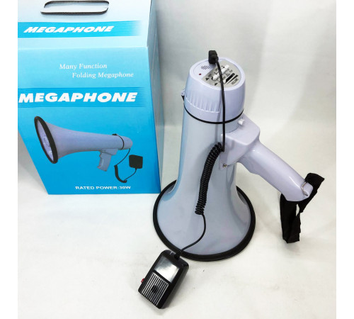 Громкоговоритель рупорный ручной MEGAPHONE, Хороший мегафон, Громкоговоритель для гида TU-73
